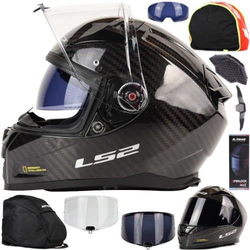Przejdź do produktu Kask LS2 FF811 Vector II Gloss Carbon