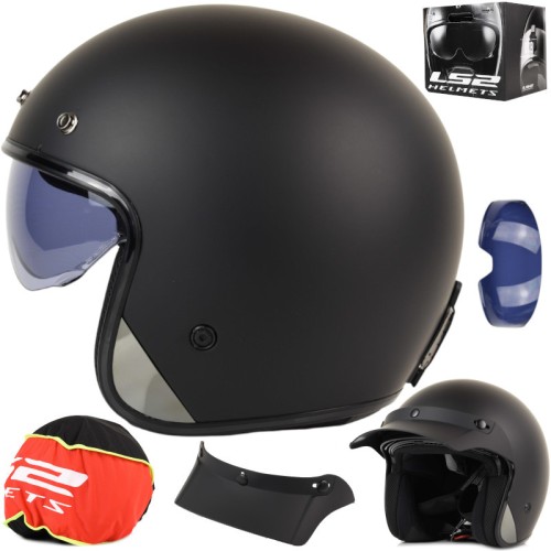 Przejdź do produktu Kask LS2 OF601 Bob II Solid Matt Black