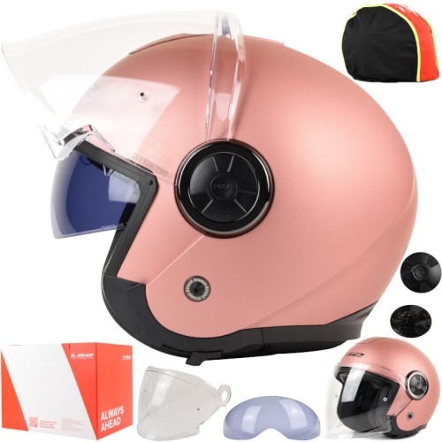 Przejdź do produktu Kask LS2 OF620 Classy Gold Pink