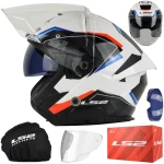 Kask LS2 OF618 Verso II Air White Blue Red