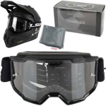 Gogle LS2 Charger Czarne Clear Visor