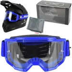 Gogle LS2 Charger Niebieskie Clear Visor