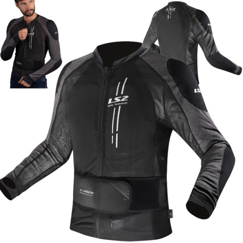 Przejdź do produktu Bluza Zbroja LS2 X-Armor Man Black Silver