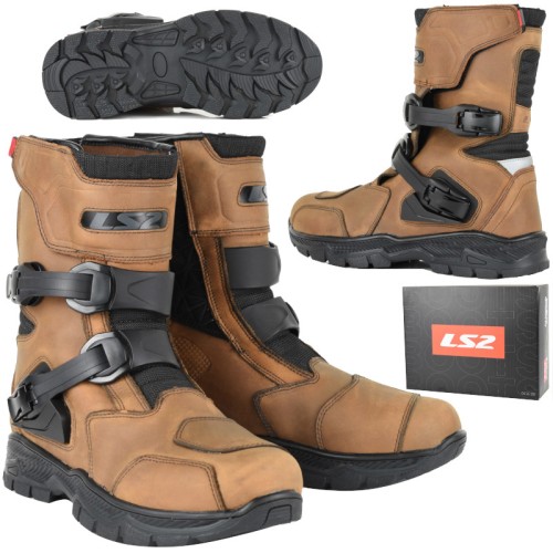Przejdź do produktu Buty motocyklowe LS2 Adventure Man WP Brown