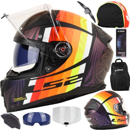 Przejdź do produktu Kask LS2 FF811 Vector II Freedom M.Bl.Cham.