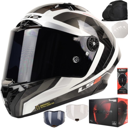 Przejdź do produktu Kask LS2 FF805 Thunder Gp Aero Raute Wh.Gr.