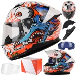 Kask LS2 FF808 Stream II Inferno Wh.Blue