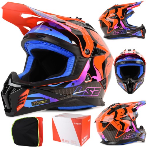 Przejdź do produktu Kask LS2 MX708 Fast II Wash Gloss Red