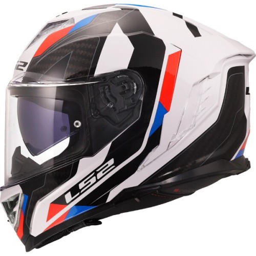 Przejdź do produktu Kask LS2 FF818 Storm III Sporty White Blue Red