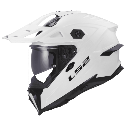 Przejdź do produktu Kask LS2 MX707 Explorer Evo Solid Gloss White