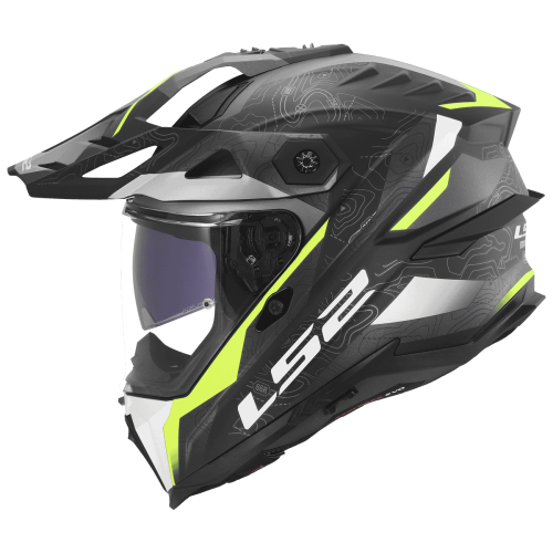 Przejdź do produktu Kask LS2 MX707 Explorer Evo Nivra Matt H-V Yellow