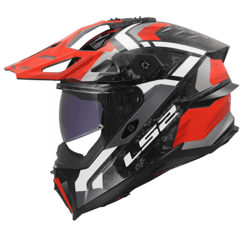 Przejdź do produktu Kask LS2 MX707 Explorer Evo FC Falkur Gloss Re.Wh.