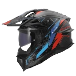 Kask LS2 MX707 Explorer Evo C Arrow Gloss Blue Red